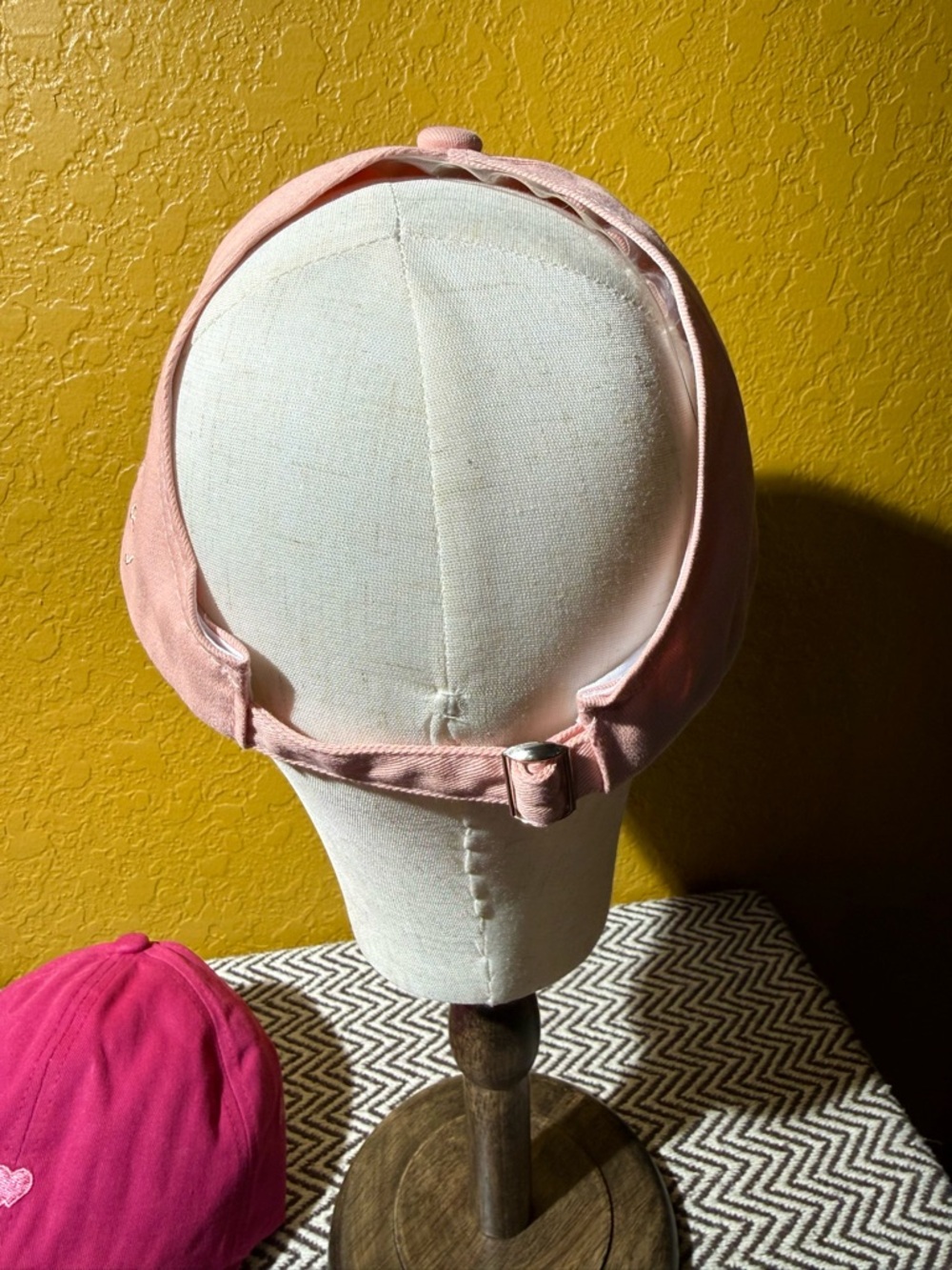 Pink "Have a Nice Day" Open Back High Pony Baseball Cap - NWOT - Picture 8 of 10